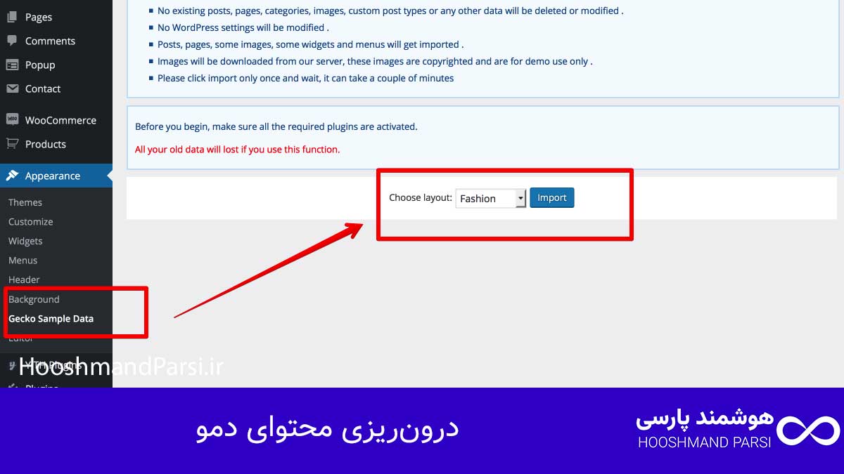 چگونه قالب وردپرس را شبیه دمو کنیم در 7 قدم طلایی و تضمینی! قدم سوم: درونریزی محتوای دمو