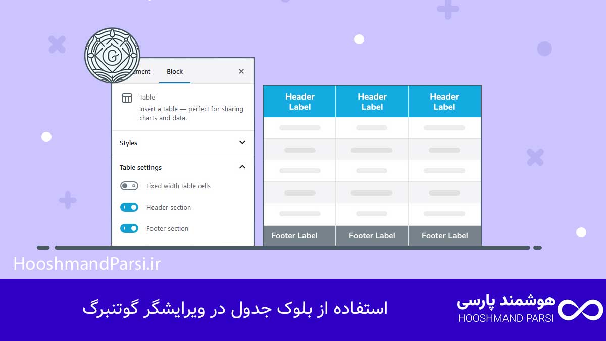 چگونه در وردپرس جدول بسازیم | 9 ترفند طلایی برای فروش سریع! استفاده از بلوک جدول در ویرایشگر گوتنبرگ