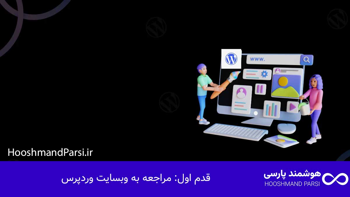 چگونه در وردپرس ثبت نام کنیم: آموزش سریع و کاربردی در 7 قدم! قدم اول: مراجعه به وبسایت وردپرس